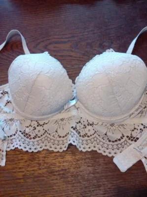 Soutien gorge blanc en dentelle