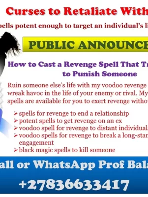 Revenge Spells to Punish Enemy (WhatsApp: +27836633417)