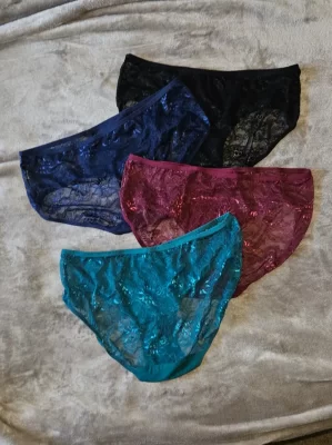 Cotton & super soft lace hipster style panties