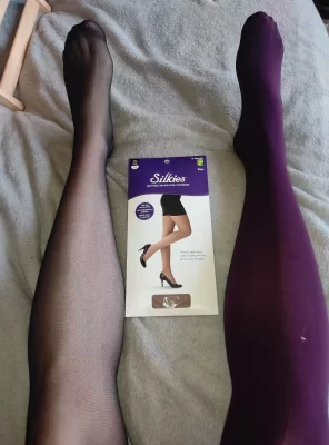 Worn ladies stockings